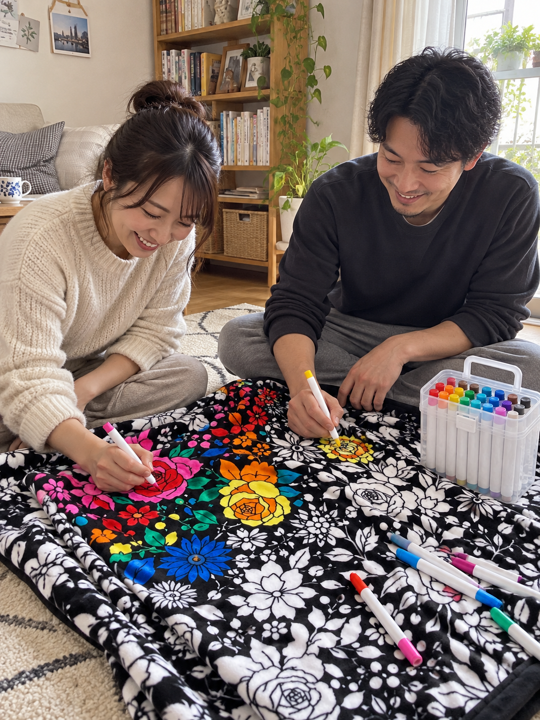 ふたりで楽しむ、休日のひととき。（AI生成イメージ）